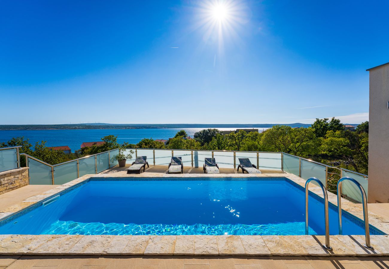 Ferienhaus in Maslenica - Sea view Villa Anpero