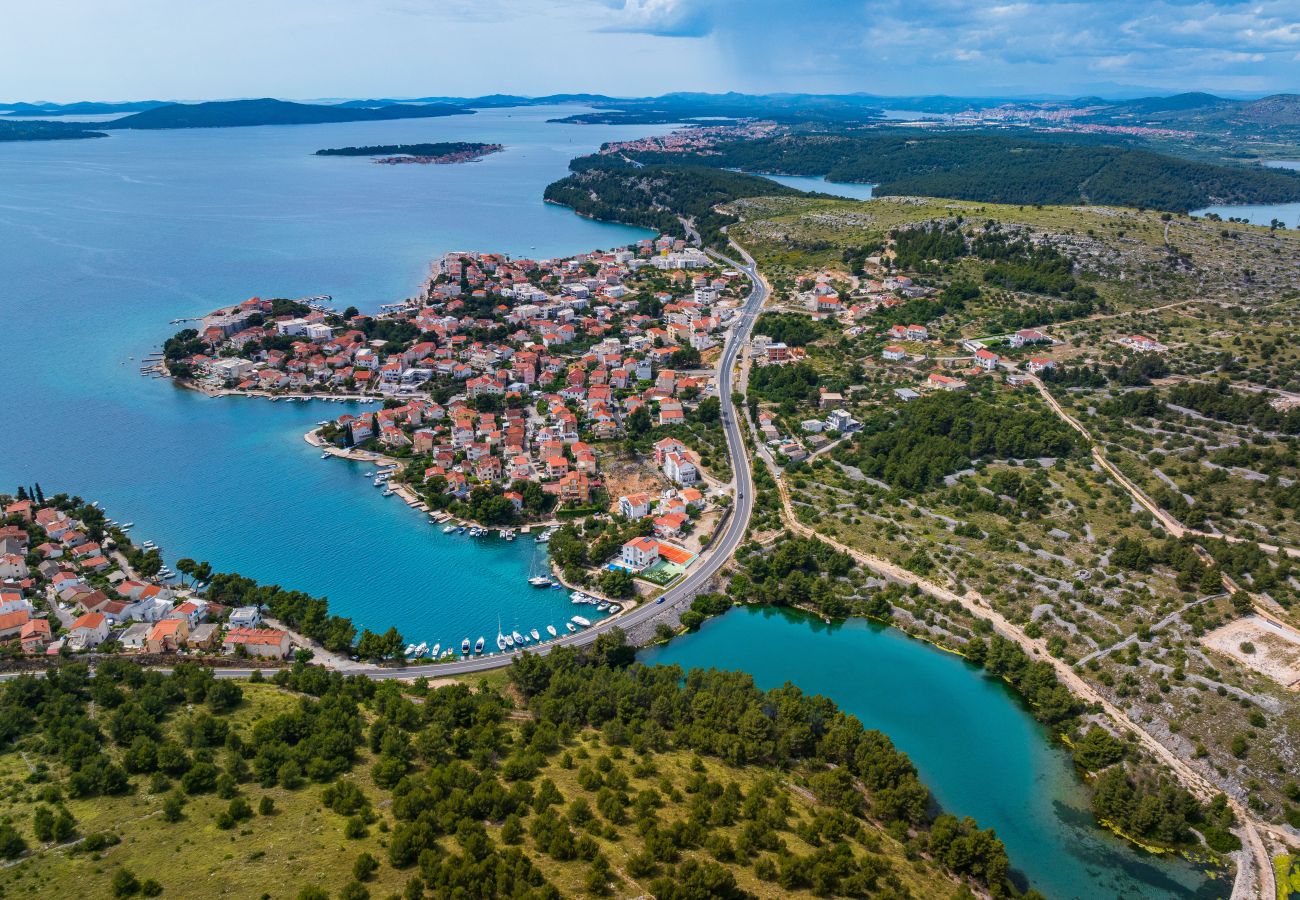 Ferienwohnung in Žaborić - Sea view penthouse Nikita