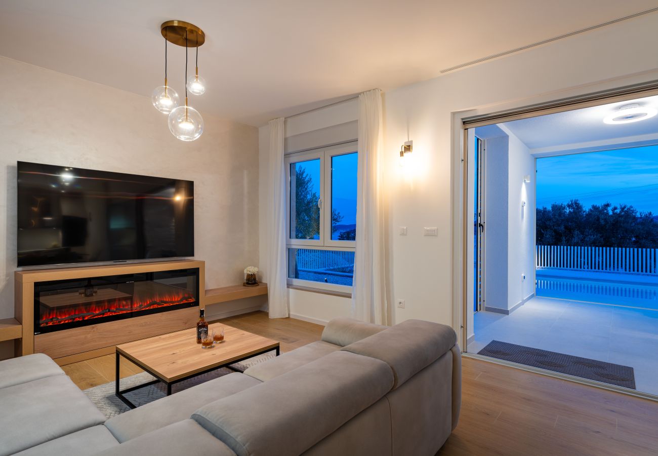Ferienhaus in Sveti Petar - Sea view Villa RoNoDa