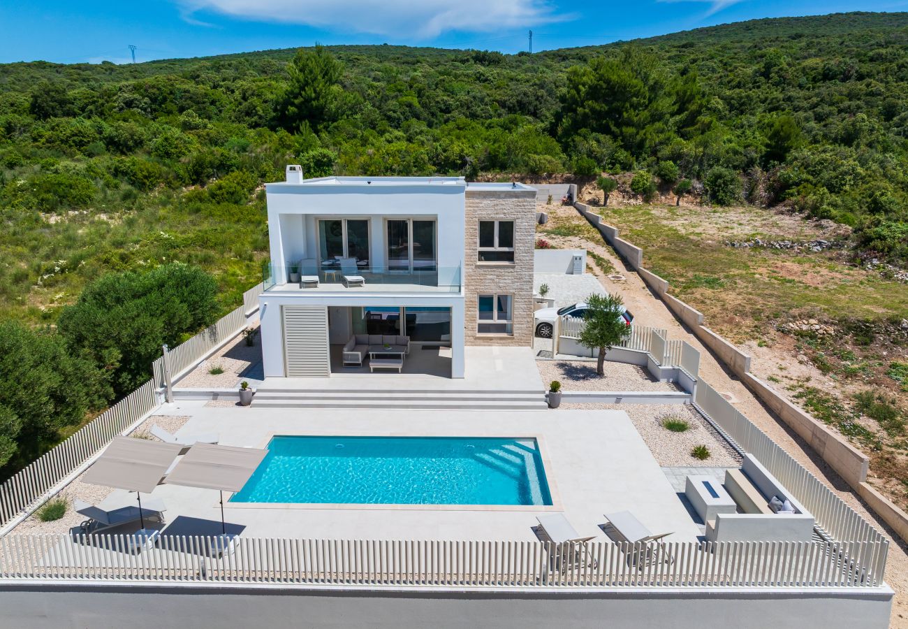 Ferienhaus in Sveti Petar - Sea view Villa RoNoDa
