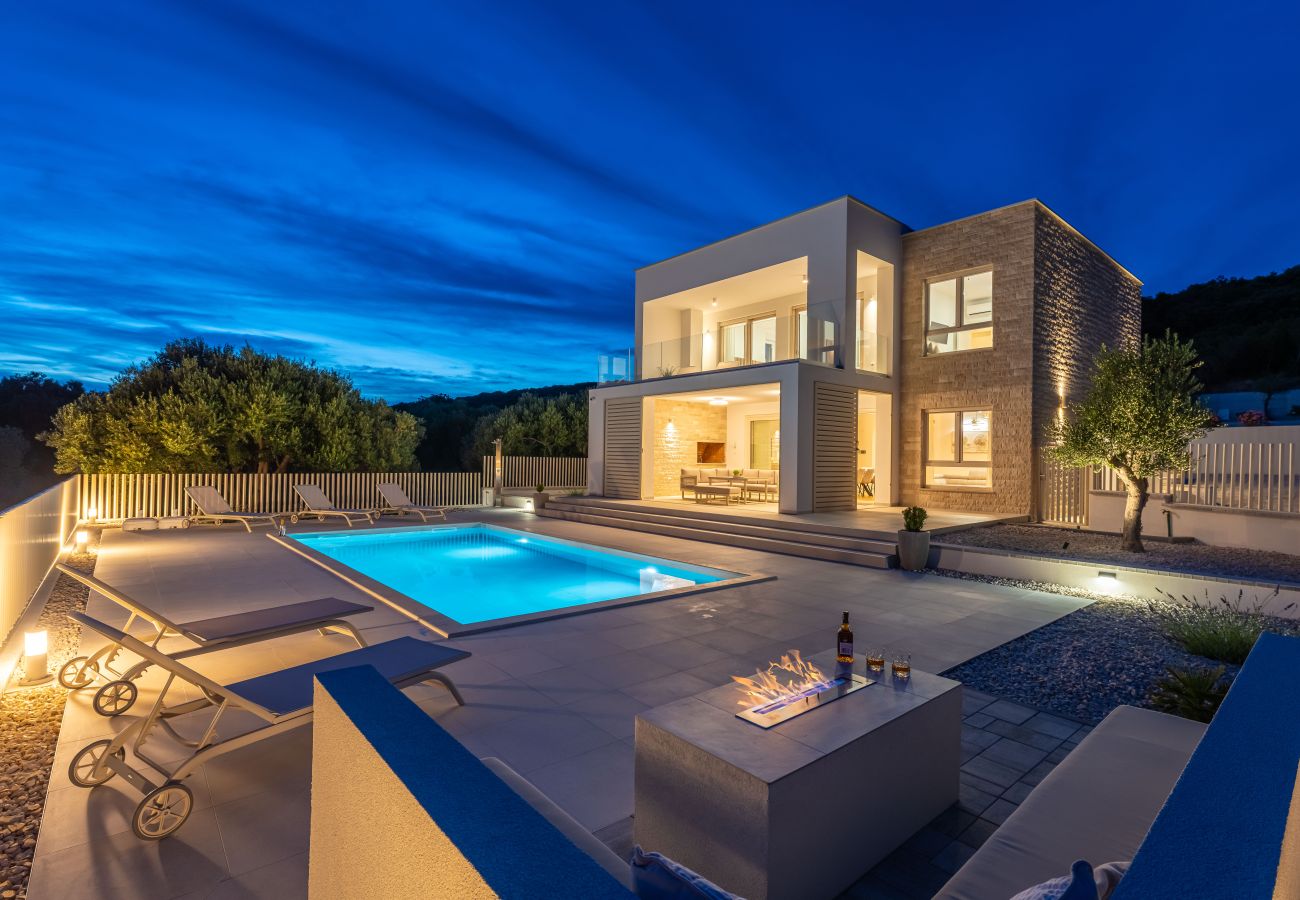 Ferienhaus in Sveti Petar - Sea view Villa RoNoDa