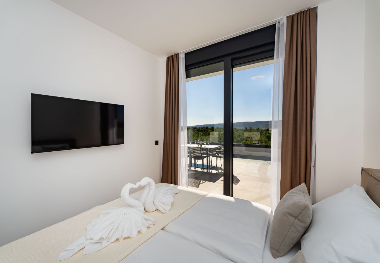 Apartament w Starigrad - Sea view Villa Senti