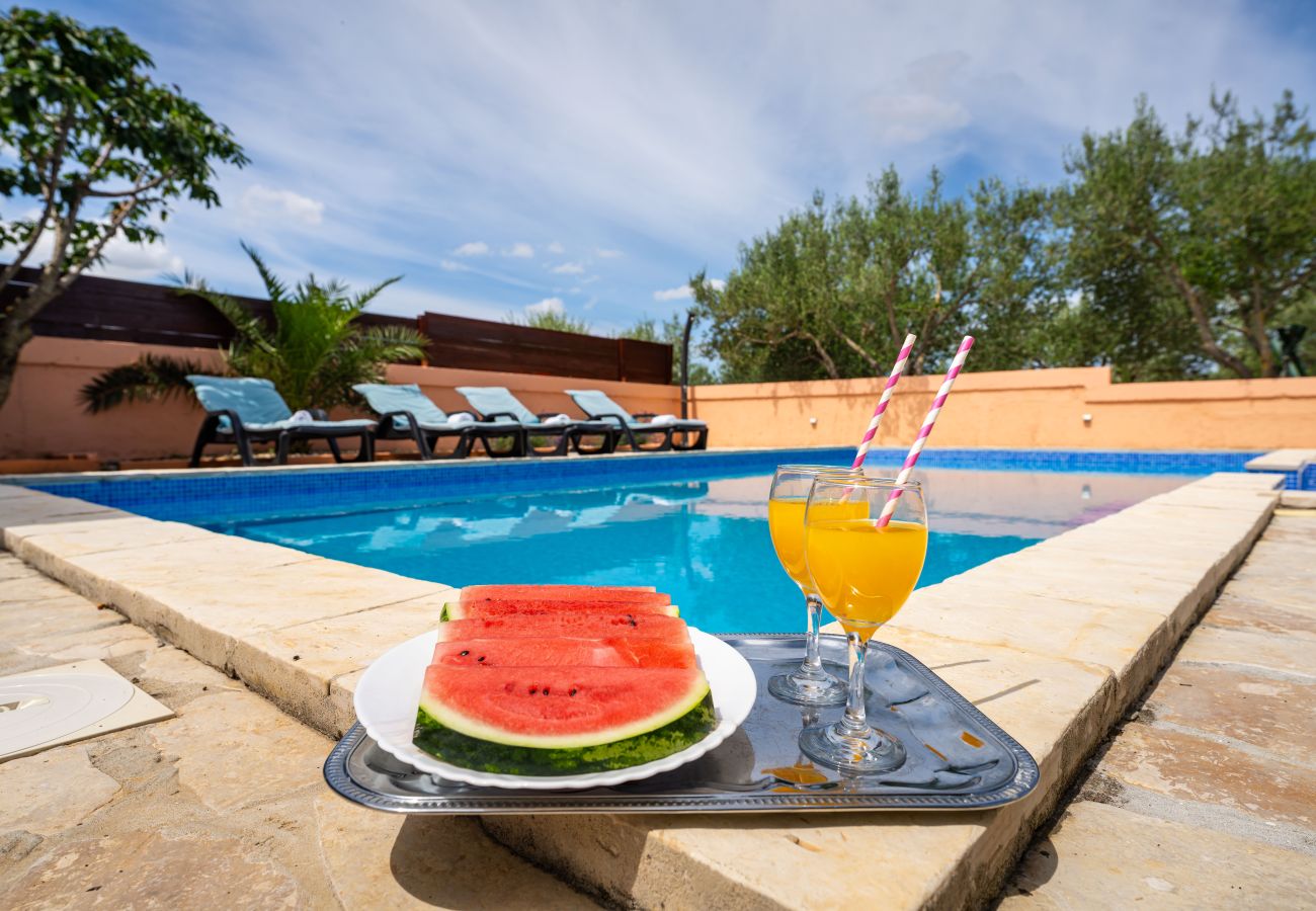 House in Visocane - Apartment Visocane with private pool