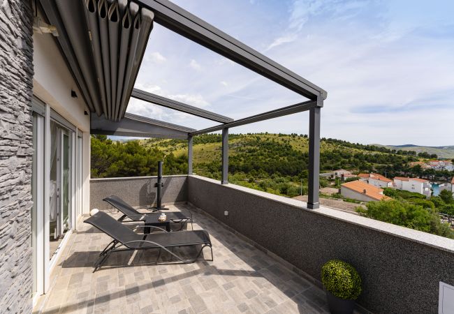 Apartment in Žaboric - Sea view penthouse Nikita Apartment in Žaboric - Sea view penthouse Nikita